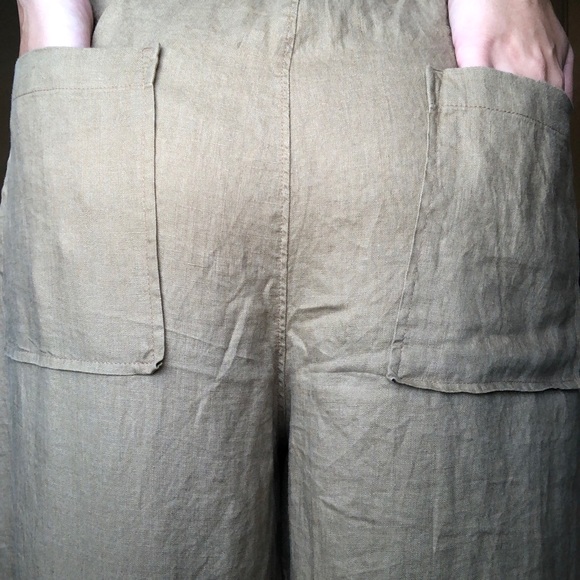 Dark tan light pants Tahaf - Picture 5 of 9